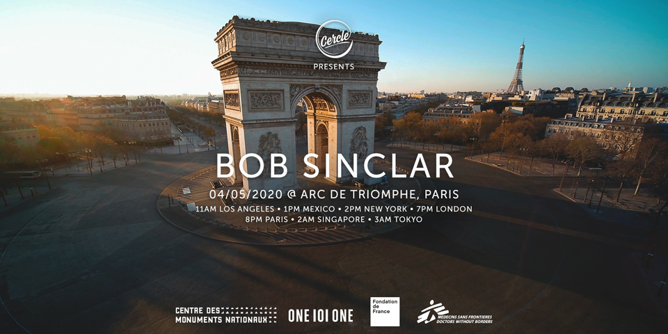 Le DJ Set de Bob Sinclar sur l’Arc de Triomphe est reporté !