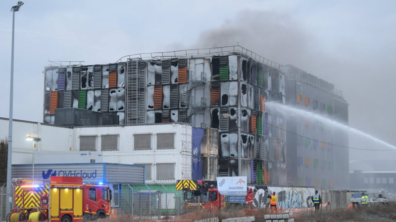 Strasbourg : Violent Incendie chez OVHcloud
