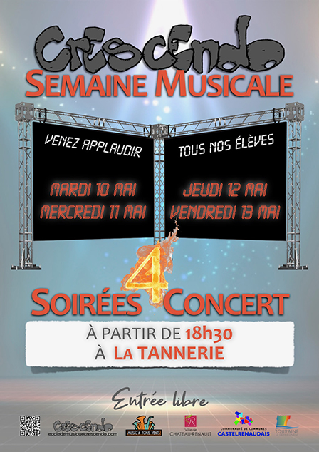 Affiche concert Crescendo