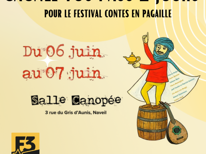 Remportez votre pass 2 jours pour le Festival contes en pagaille