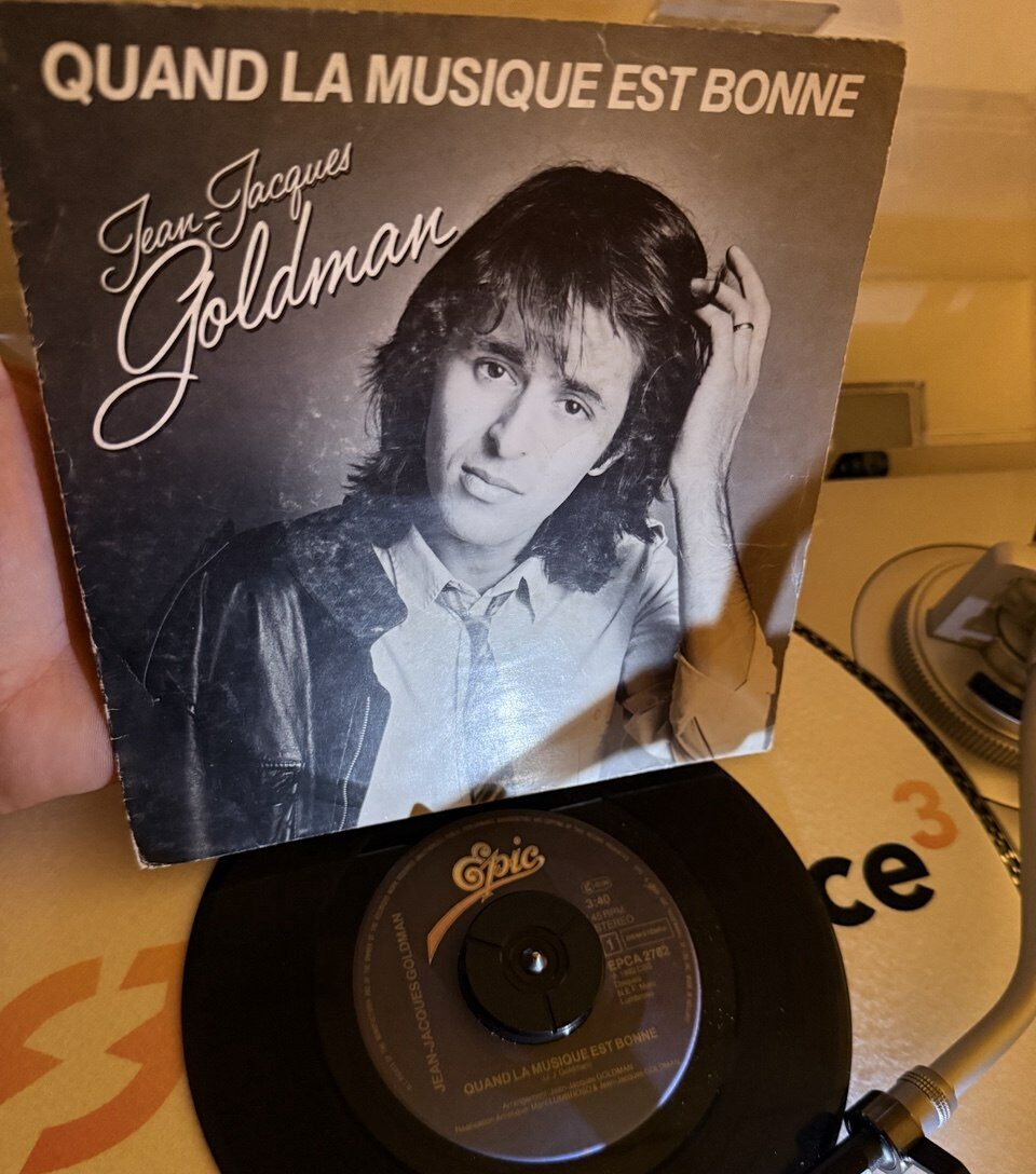 🎵 Le Vinyle de 10h moins 10 – Dimanche 16 novembre : Jean-Jacques Goldman « Quand la musique est bonne »