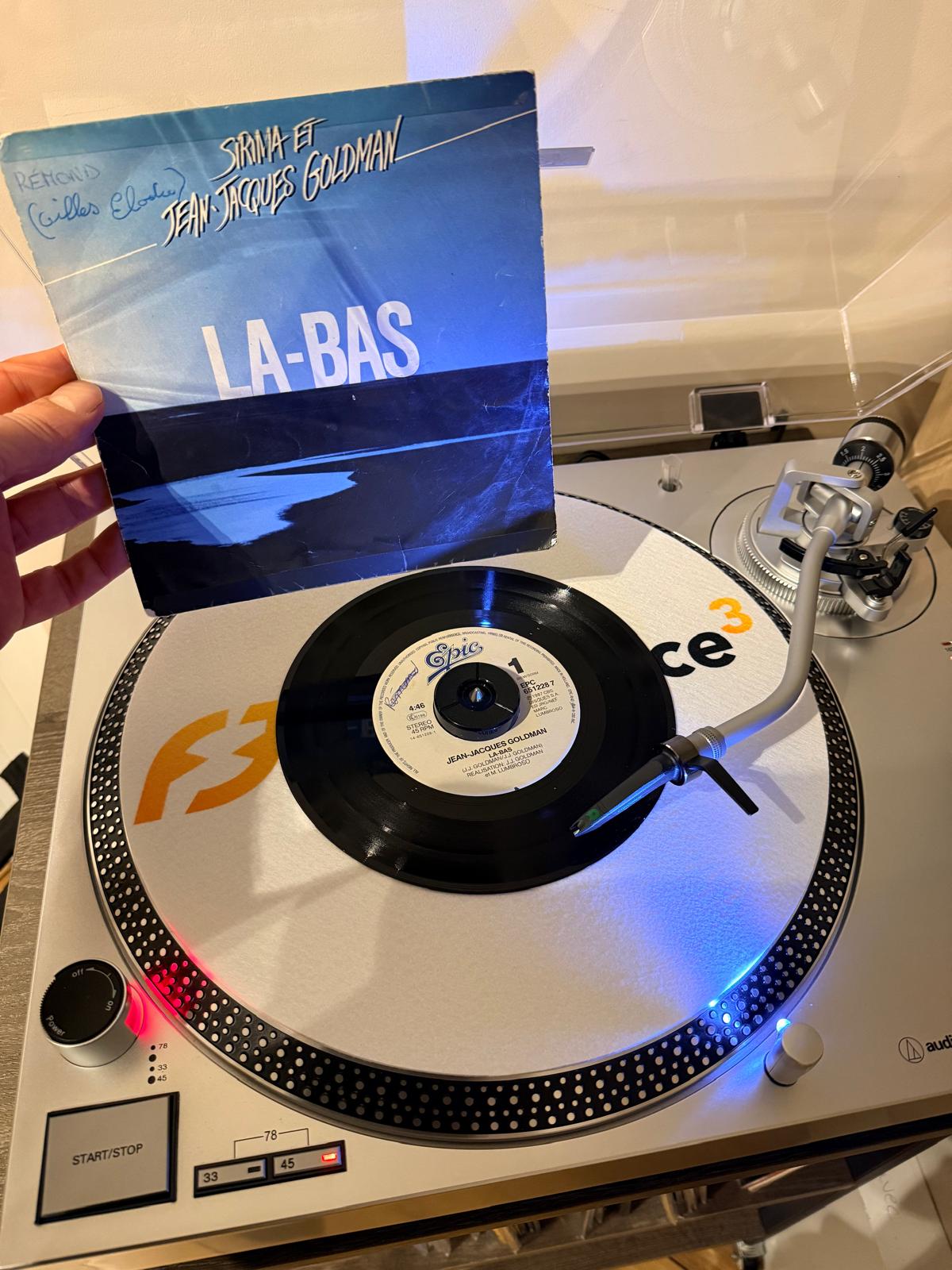 🎵 Le Vinyle de 10h moins 10 – Dimanche 25 janvier – Jean-Jacques Goldman & Sirima, Là-Bas