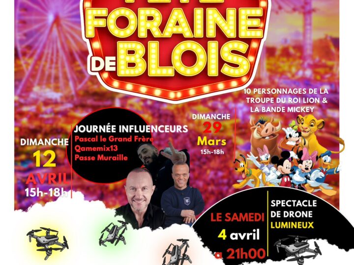 🎢 Manèges, gourmandises et frissons : la fête foraine de Blois est de retour !