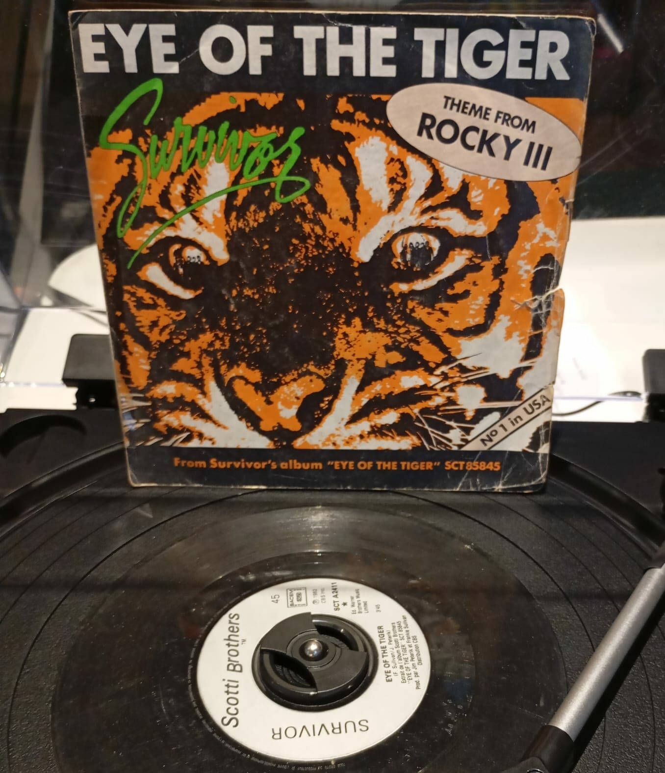 🎵 Le Vinyle de 10h moins 10 – Dimanche 6 avril – Survivor – Eye of the Tiger