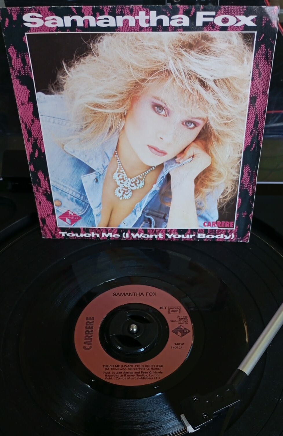 🎵 Le Vinyle de 10h moins 10 – Dimanche 24 mai – Samantha Fox – Touch Me (I Want Your Body)
