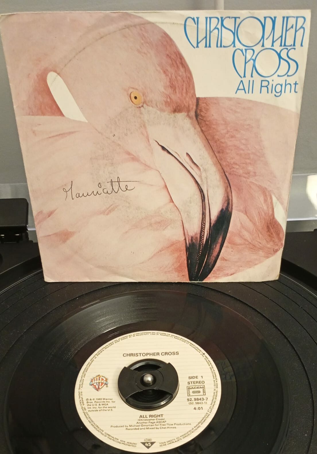 🎵 Le Vinyle de 10h moins 10 – Dimanche 28 juin – Christopher Cross – All Right