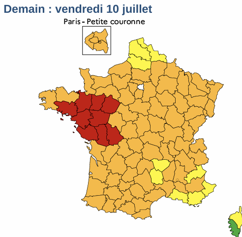 Canicule : l&rsquo;Indre-et-Loire et le Loir-et-Cher en vigilance orange, un pic attendu en début de semaine prochaine