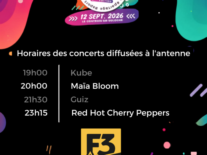H-Run 2026 : vivez les concerts du samedi soir en direct sur Fréquence 3 LA Radio Locale !