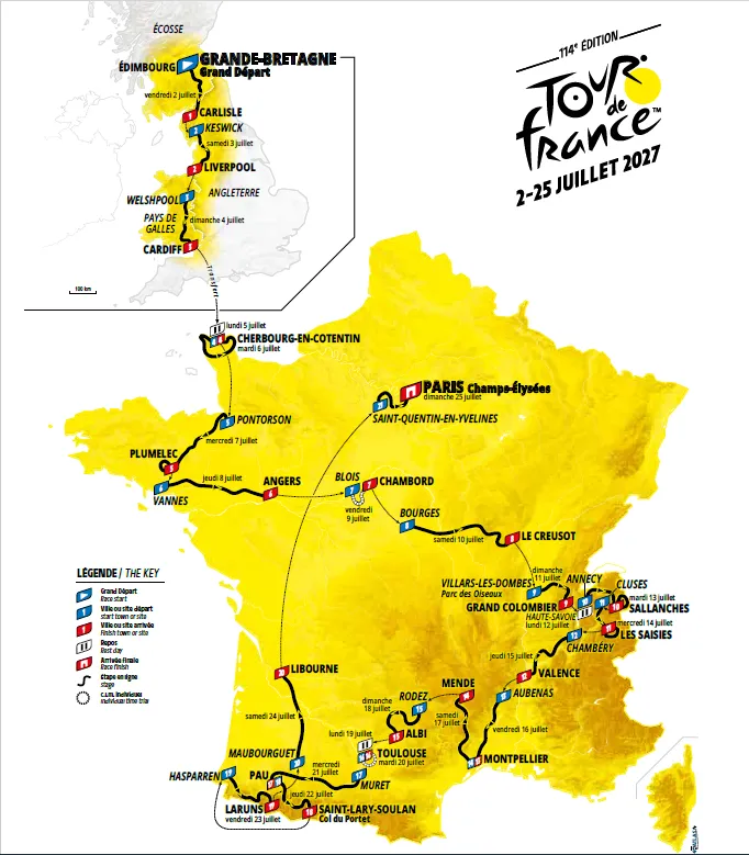 Tour de France 2027 : un contre-la-montre « royal » entre Blois et Chambord, le Loir-et-Cher au cœur de la Grande Boucle